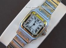 Cartier Santos Galbee Ladies Watch,  Small 18K