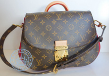 Louis Vuitton Aurore Eden MM Handbag, Monogram Canvas