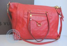 Louis Vuitton Lumineuse PM Handbag, Monogram Empreinte in Orient