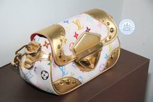 Louis Vuitton Marilyn Or, Monogram Multicolore White