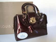 Louis Vuitton Melrose Avenue Handbag, Amarante Monogram Vernis