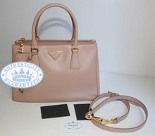 Prada Saffiano BN1801 Handbag, In Cammeo
