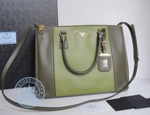 Prada Saffiano BN 2207 Handbag, MILITARE EDERA